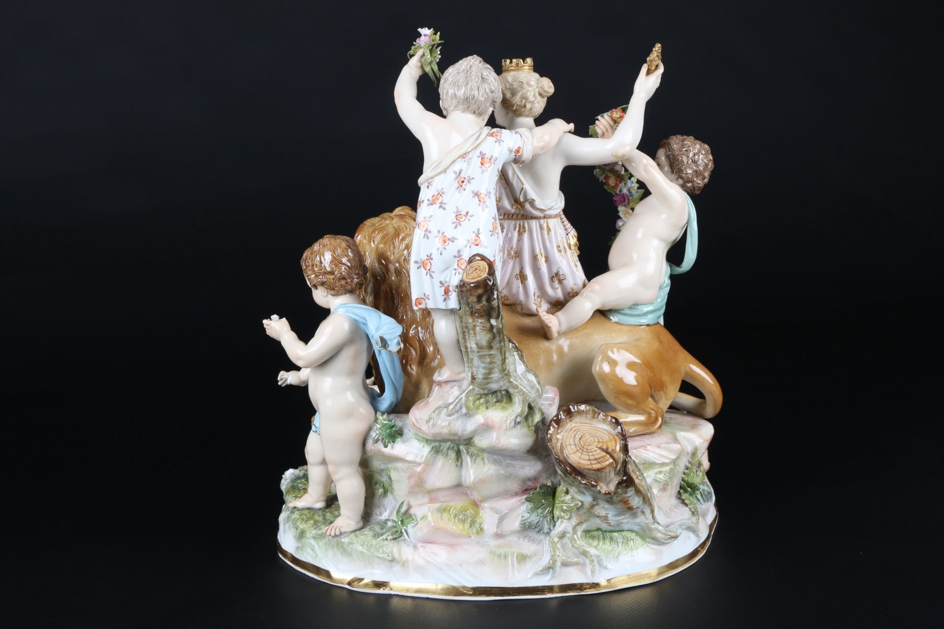 Meissen Figurengruppe Allegorie der Erde, allegory of the earth, - Image 4 of 6