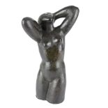 Monogrammist EK, Bronze weiblicher Frauenakt / Torso, female nude act,