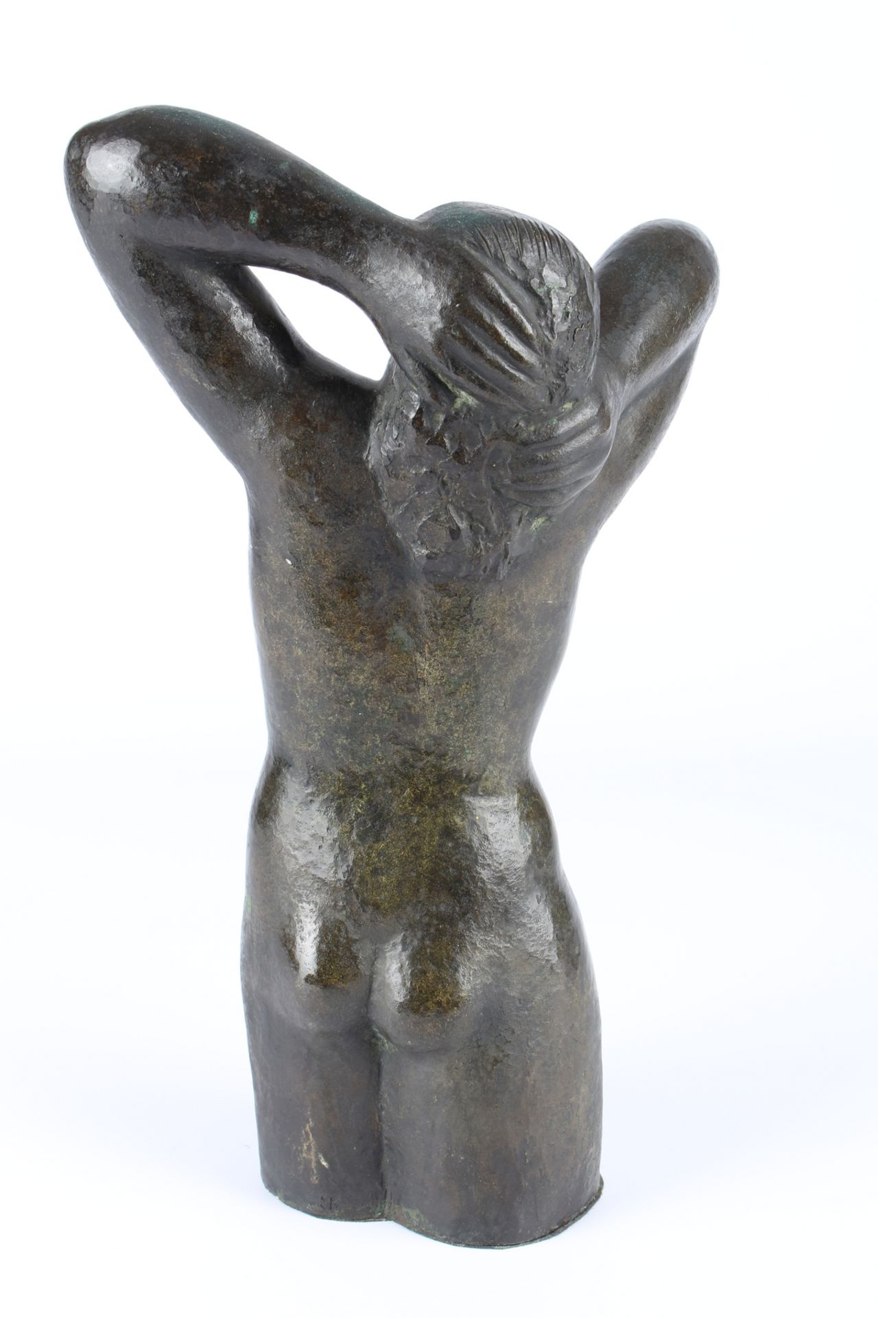 Monogrammist EK, Bronze weiblicher Frauenakt / Torso, female nude act, - Image 3 of 6