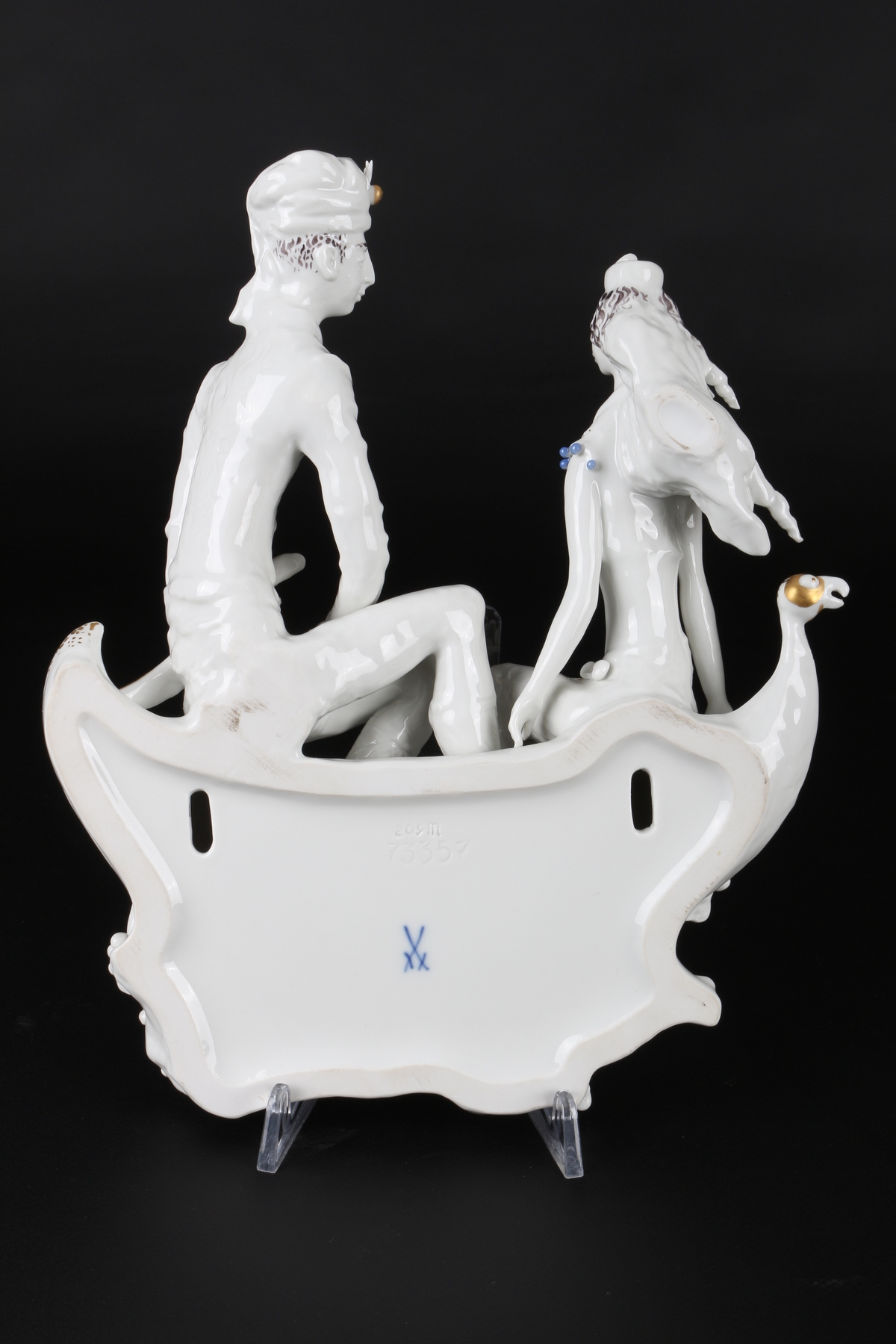 Meissen Figurengruppe Gondel aus 1001 Nacht, gondola arabian nights, - Image 6 of 6