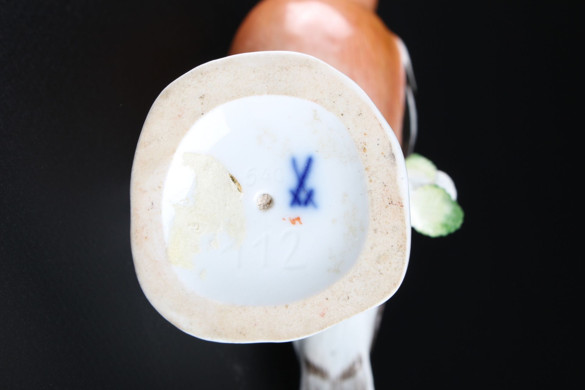 Meissen Buchfink, porcelain bird chaffinch, - Image 7 of 7