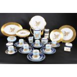 Limoges Chasses Royales Kaffeeservice, french coffee service,