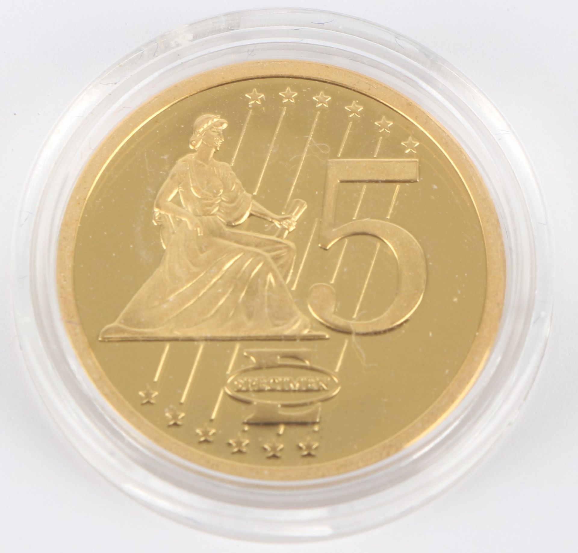 5 Euro Goldmünze 2004 San Marino, gold coin,