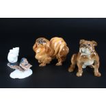 Hutschenreuther / Rosenthal Porzellan Tier Konvolut, animal lot,