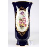 Meissen übergroße kobaltblaue Vase H 42,5 cm, huge floor vase,