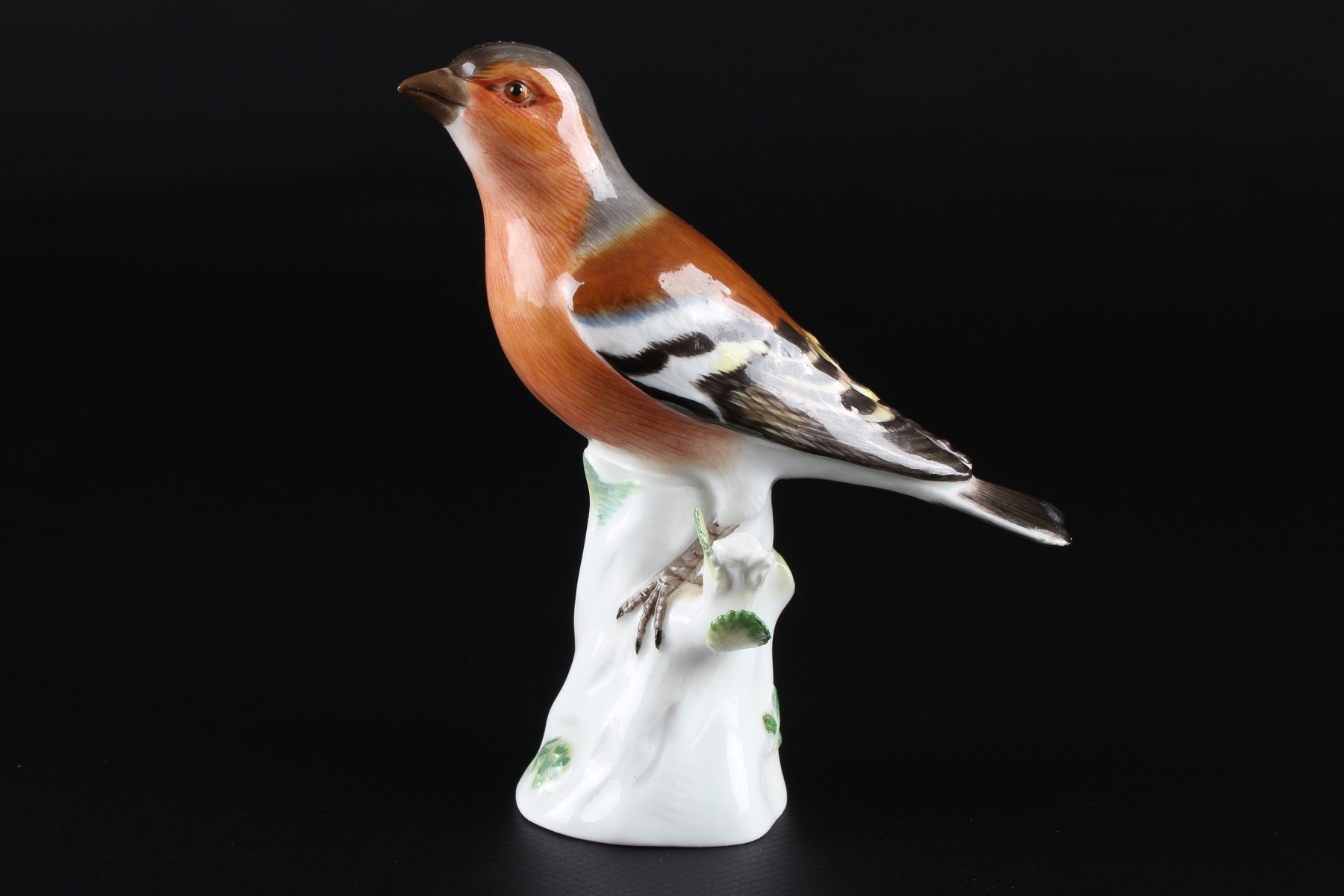 Meissen Buchfink, porcelain bird chaffinch,