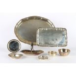 800-925 Silber Konvolut Zierobjekte, decorative silver lot,