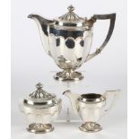 835 Silber Kaffeekern / Kaffeeset, silver coffee set,