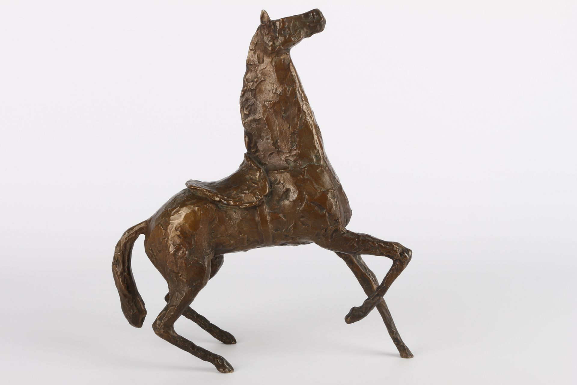 Bronze, trabendes Pferd, trotting horse bronce, - Image 4 of 6