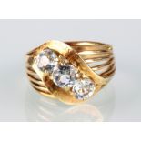 Massiver 585 Gold Ring, 14K gold ring,