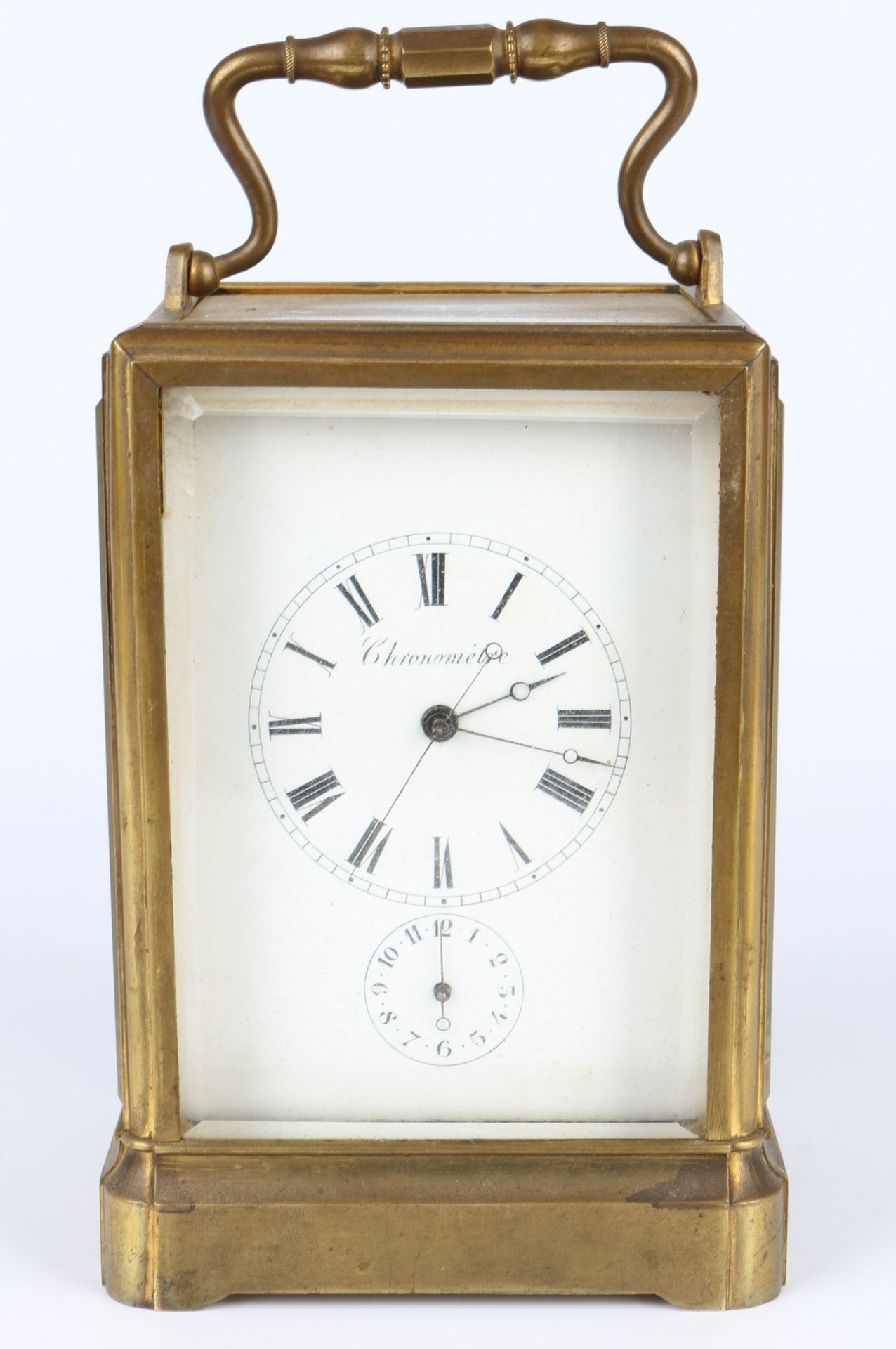 Reiseuhr Chronometer Japy Freres & Cie, french carriage clock, - Image 2 of 5