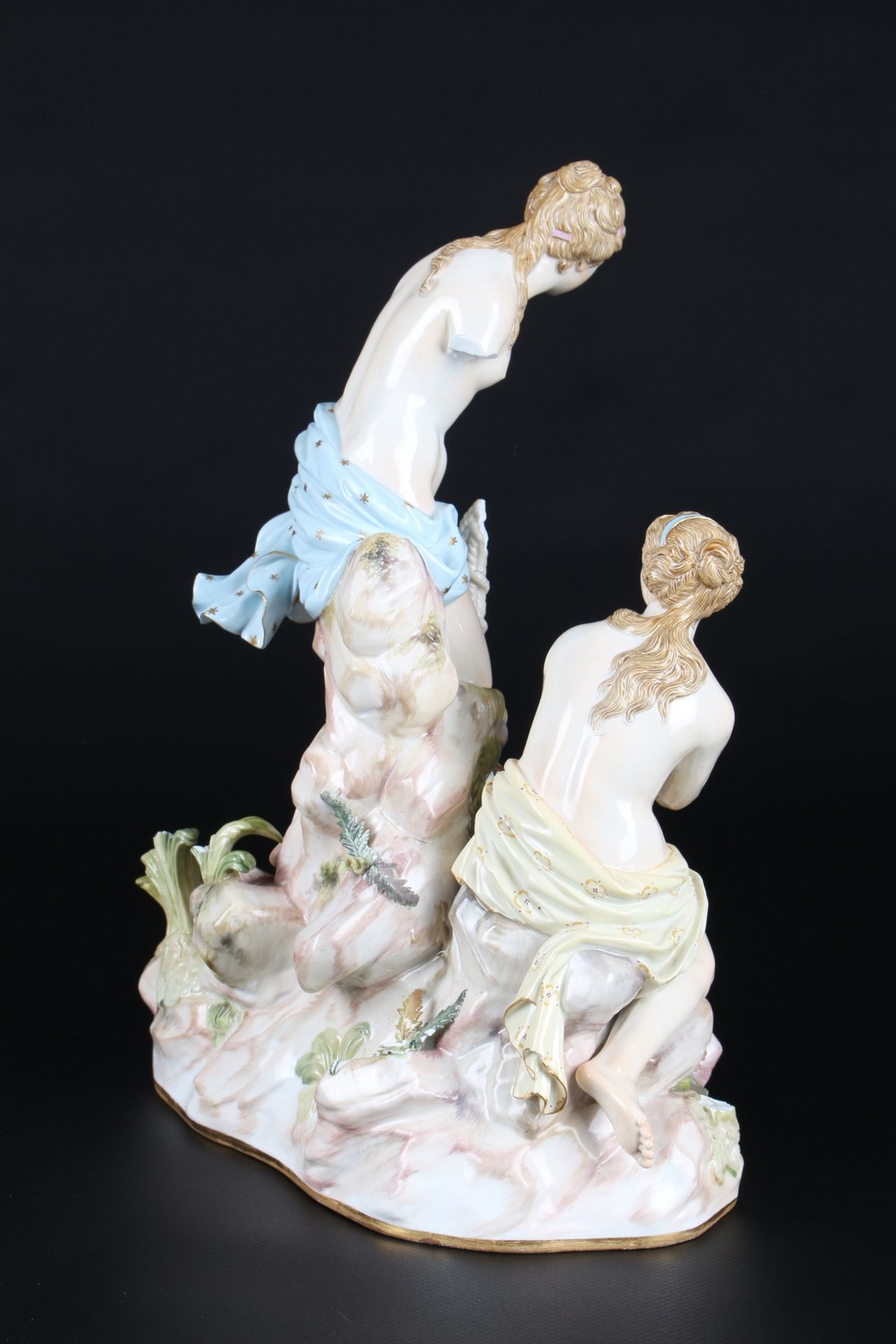 Meissen Allegorien Figurengruppe Tritonenfang, figure group capture of the tritons, - Image 4 of 9