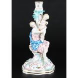 Meissen Figürlicher Leuchter Mutter mit Kind, candlestand mother and child,