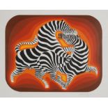 Victor Vasarely (1906-1997) Paar Zebras, pair of zebras,
