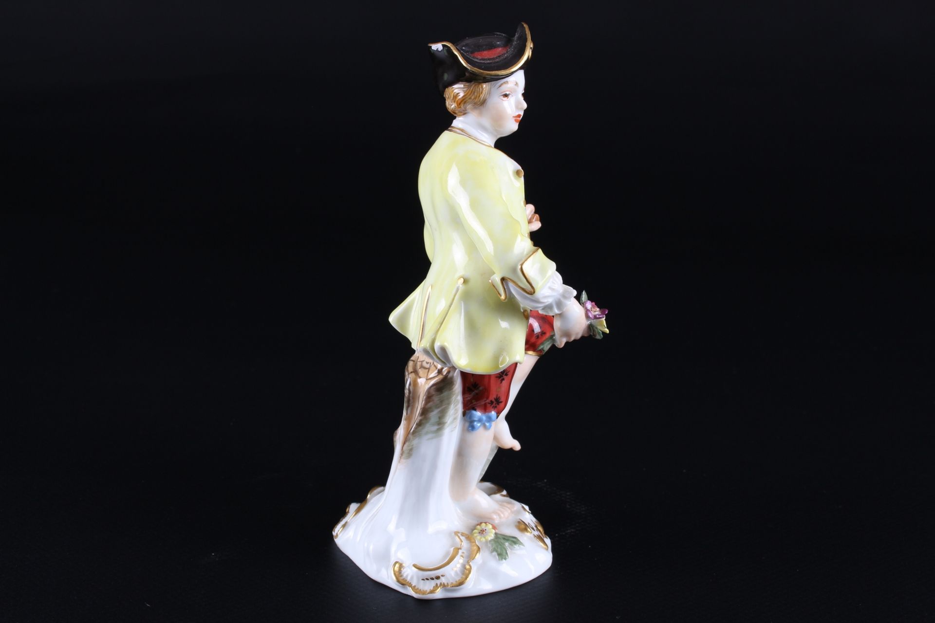 Meissen Gärtnerkind mit Spaten, gardeners child with spade, - Image 5 of 6