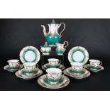 Meissen B-Form Kaffeeservice für 6 Personen, coffee service,