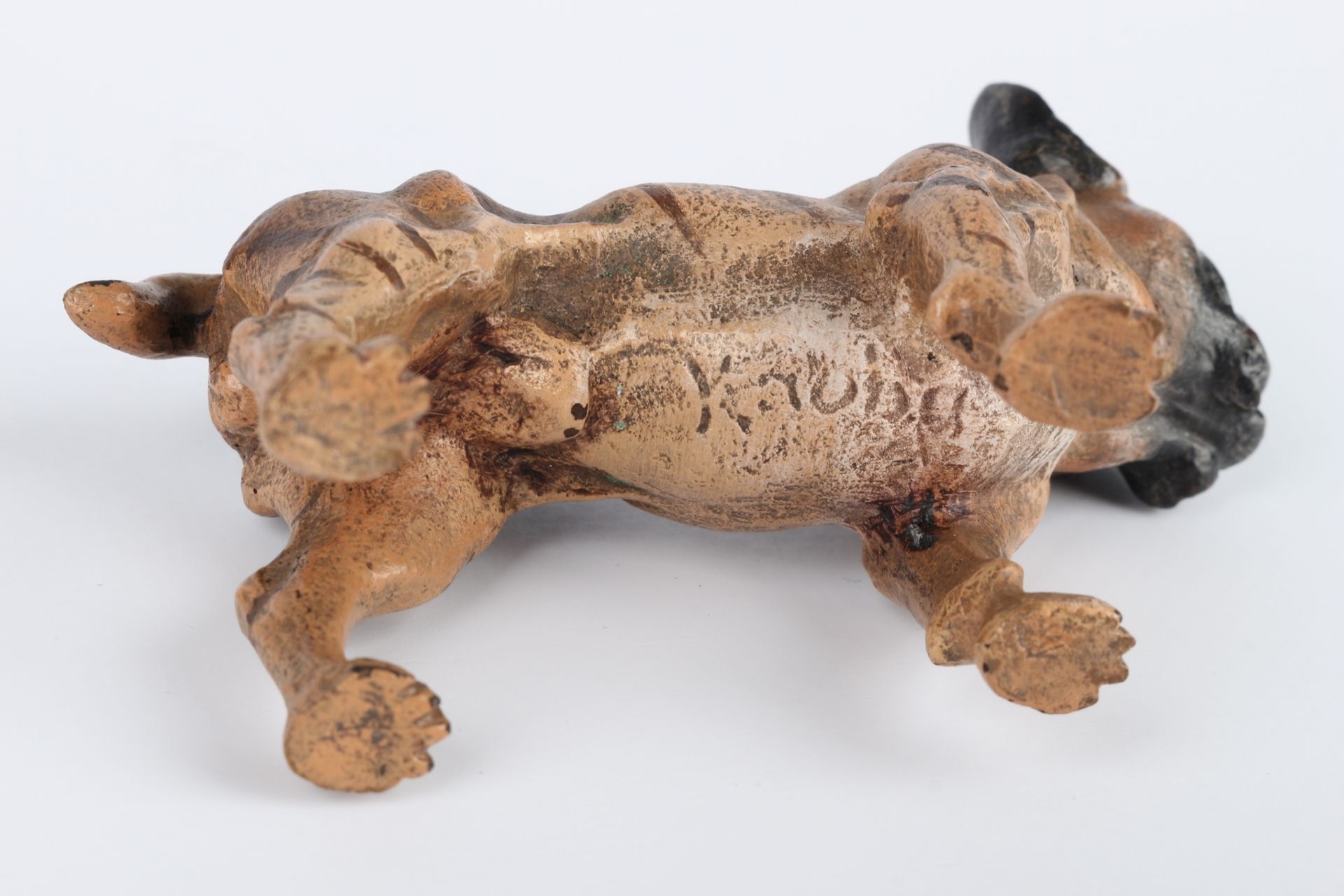 Bronze Hund Bulldogge, bronze bulldog, - Image 5 of 5