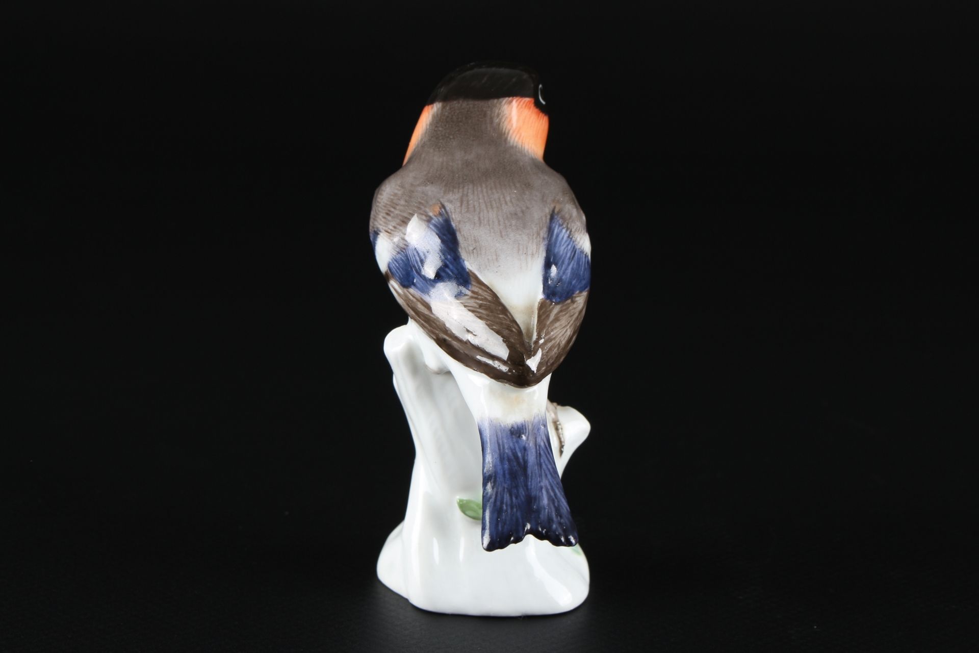 Meissen Blutfink / Gimpel, porcelain bird bullfinch, - Image 4 of 7