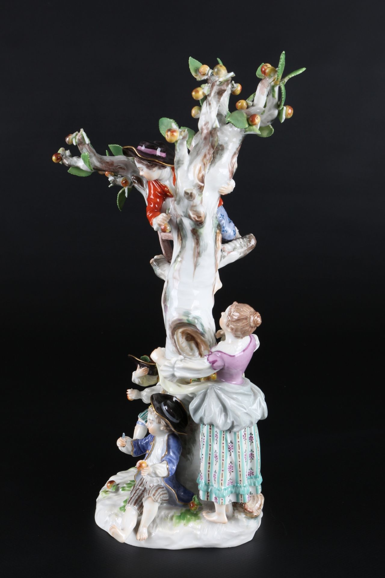 Meissen Figurengruppe Apfelernte, figure group apple harvest, - Image 2 of 5