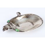 800 Silber Zigarrenascher, Moritz Stumpf & Sohn Danzig, silver cigar ashtray,