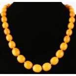 Bernstein Collier / Halskette, butterscotch amber necklace,