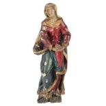 18./19. Jahrhundert Heiligenfigur, figure of a saint, 18th/19th century,