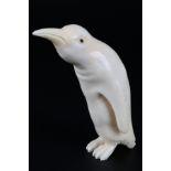 Elfenbein Pinguin um 1900, ivory penguin figure,