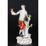 Meissen Figur Schäfer, shephard,