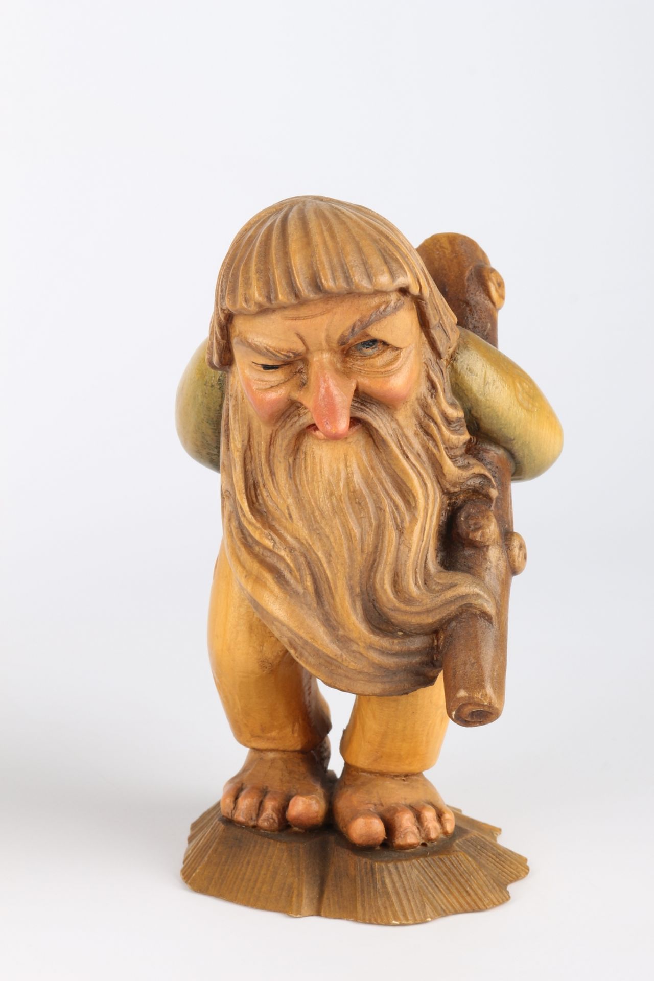 Anri Italy, 2 Holzfiguren, anri 2 wood carving sculpures, - Image 3 of 5