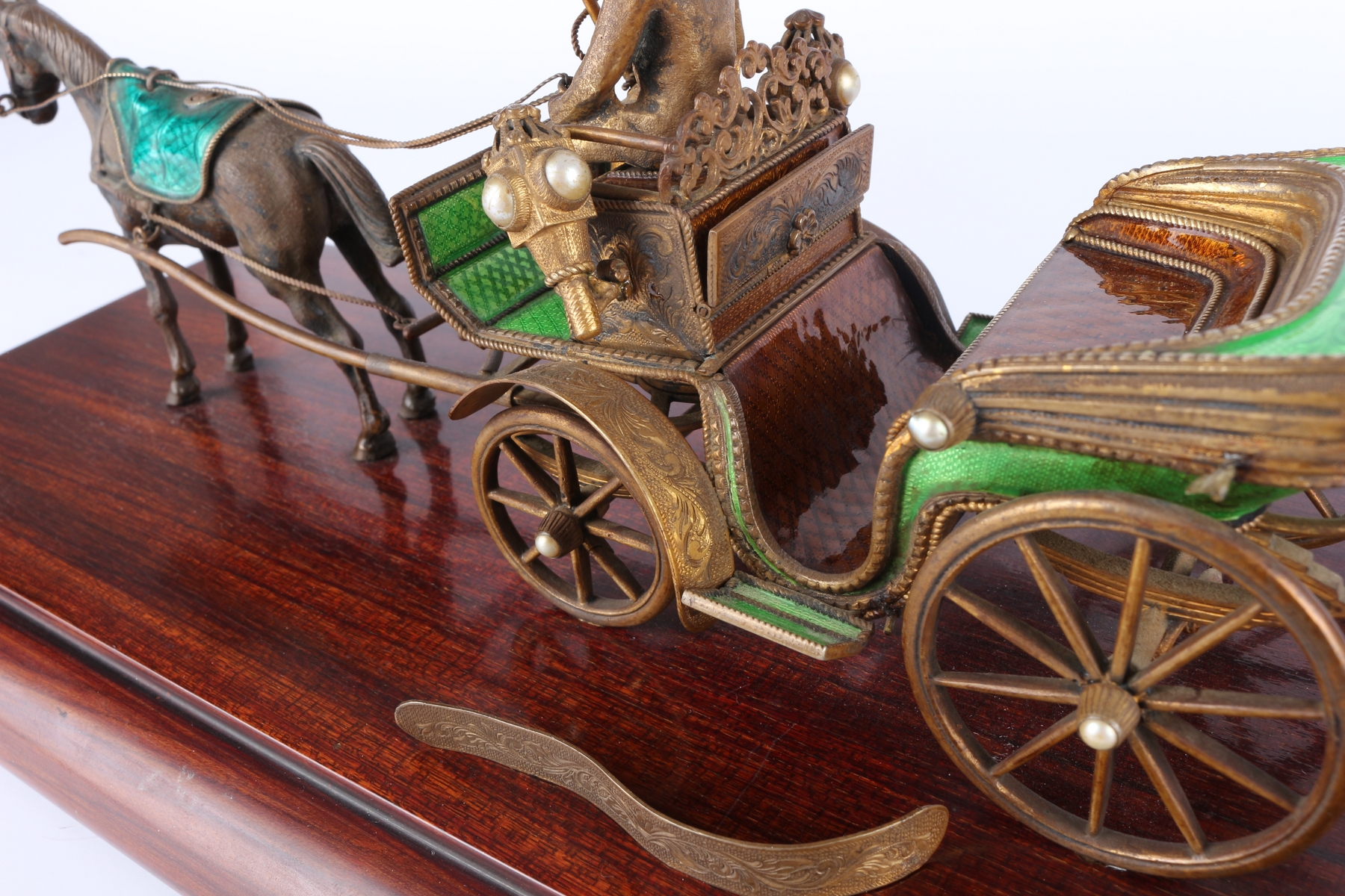 Wiener Pferdekutsche, horse carriage, - Image 6 of 6