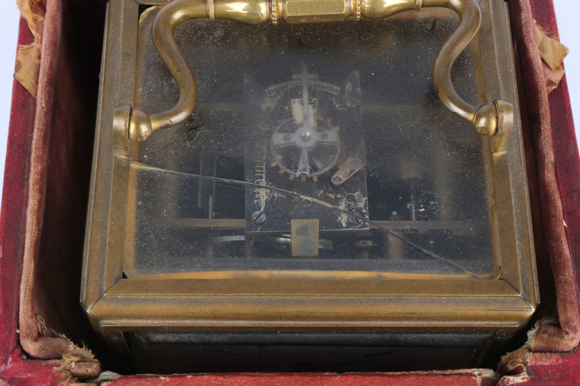 Reiseuhr Chronometer Japy Freres & Cie, french carriage clock, - Image 5 of 5