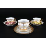 Meissen B-Form & X-Form Sammeltassen, coffee cup,