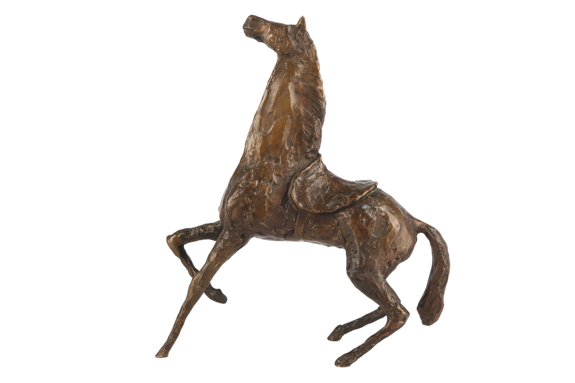 Bronze, trabendes Pferd, trotting horse bronce,