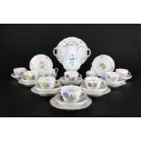 Meissen Kaffeeservice für 8 Personen Blumenmalerei, coffee service for 8 pers.,