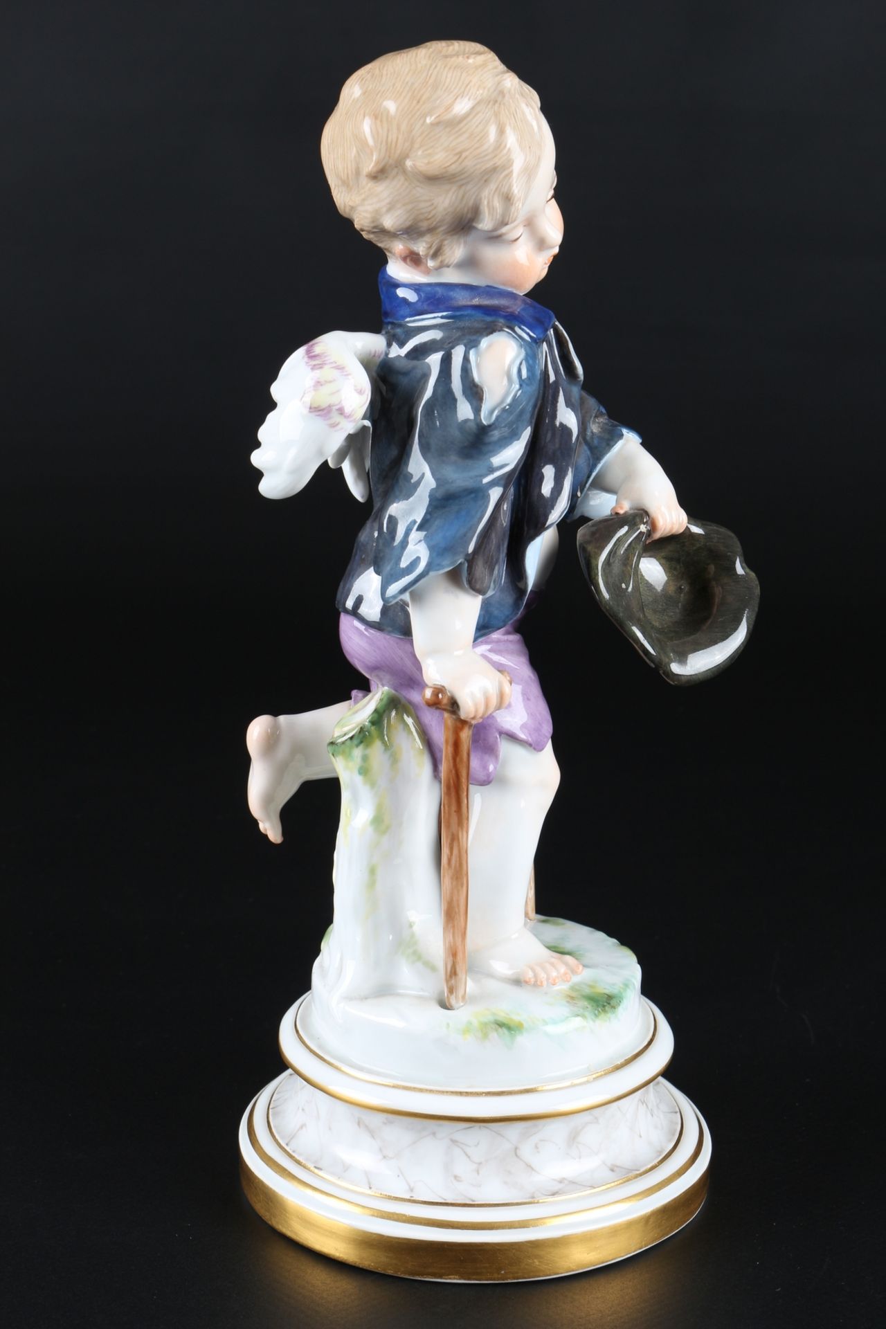 Meissen Pfeifferzeit Amor als Bettler, cupid as beggar, - Image 4 of 5