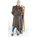 Waschbär Mantel mit Persianer Gr. 44, raccoon coat with persian size 44,