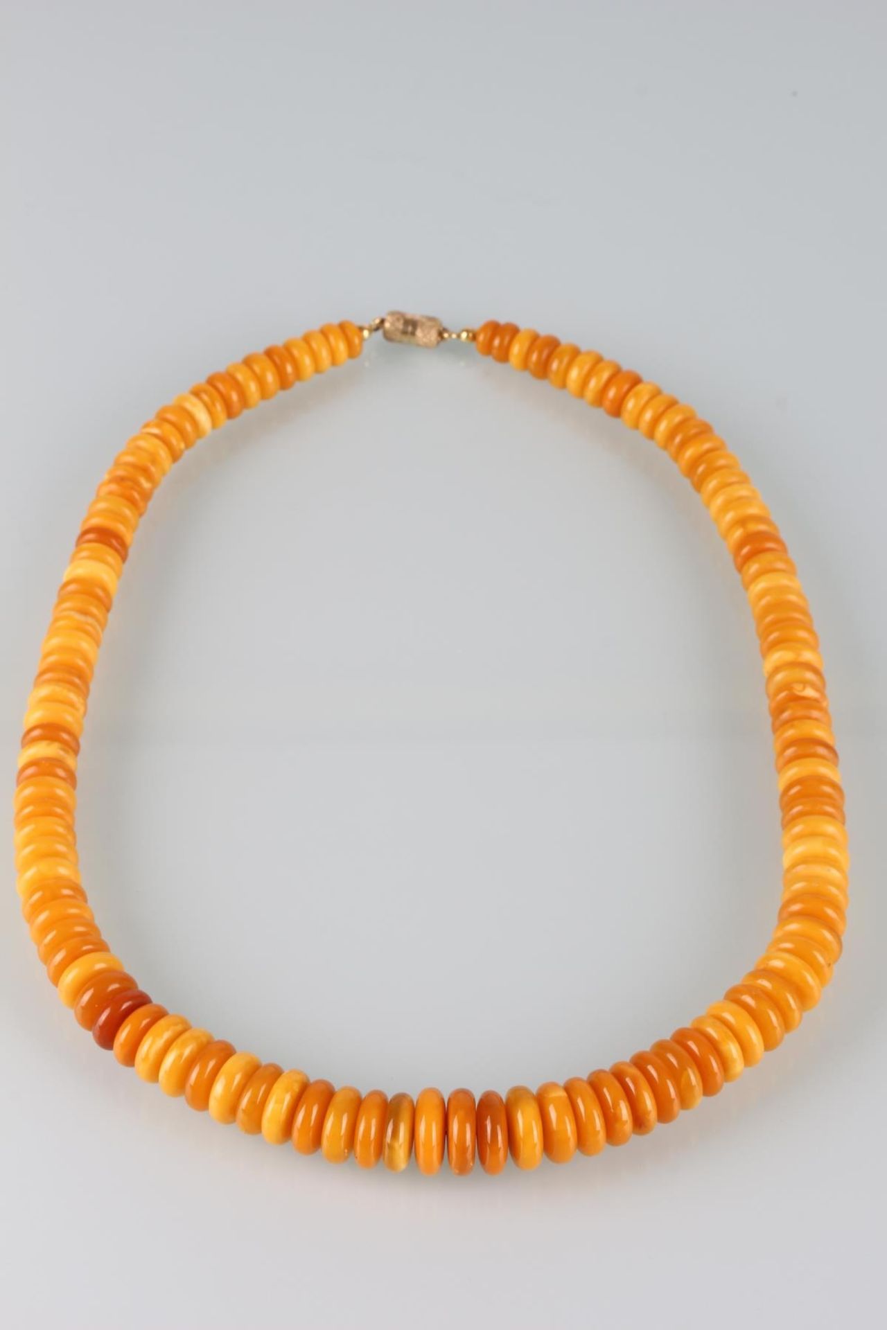 Bernstein Collier / Halskette, butterscotch amber necklace, - Bild 4 aus 5