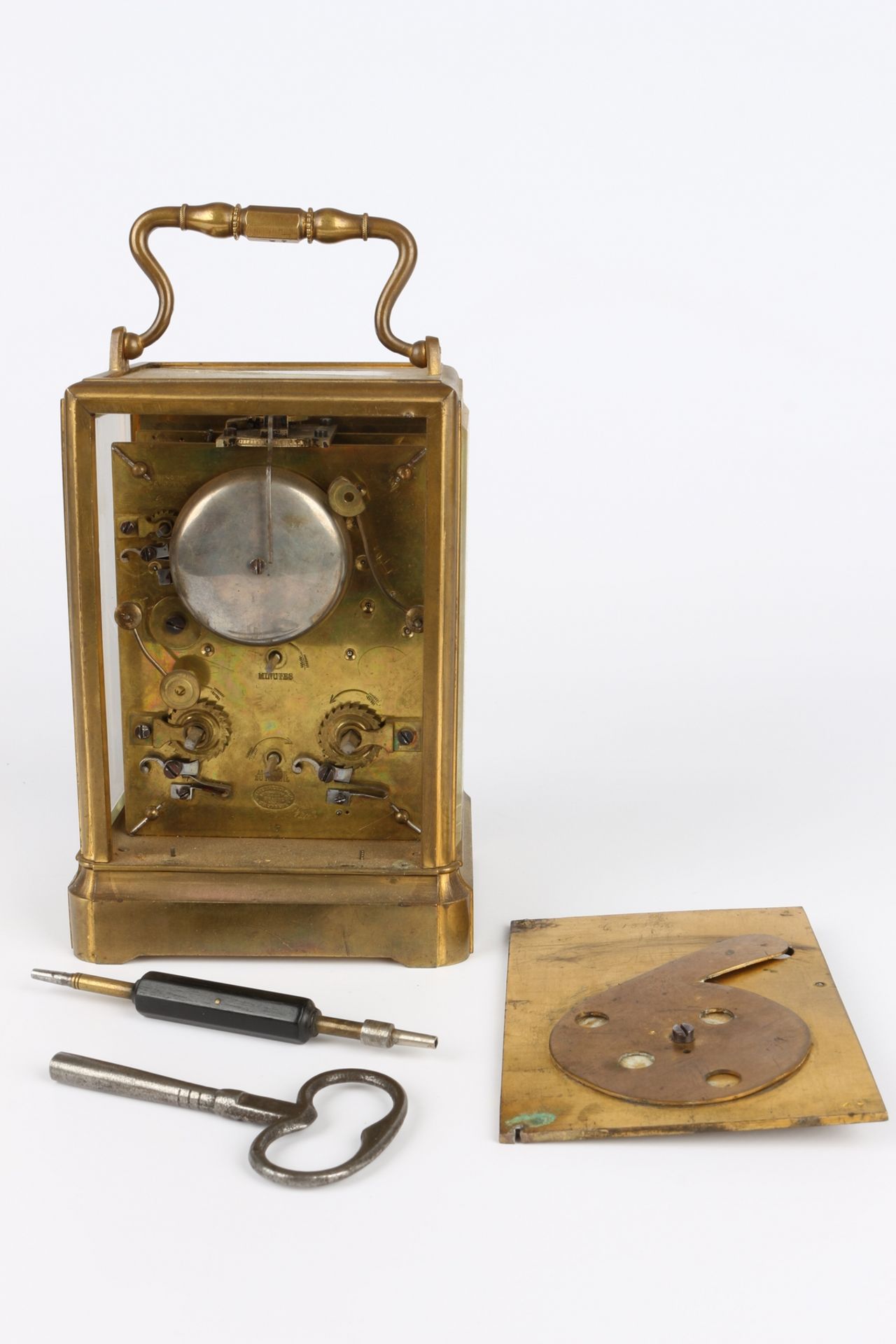 Reiseuhr Chronometer Japy Freres & Cie, french carriage clock, - Image 4 of 5