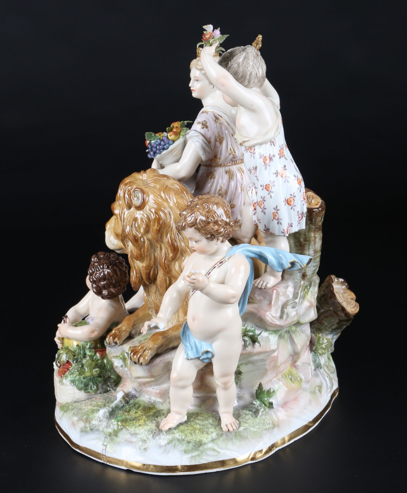 Meissen Figurengruppe Allegorie der Erde, allegory of the earth, - Image 5 of 6