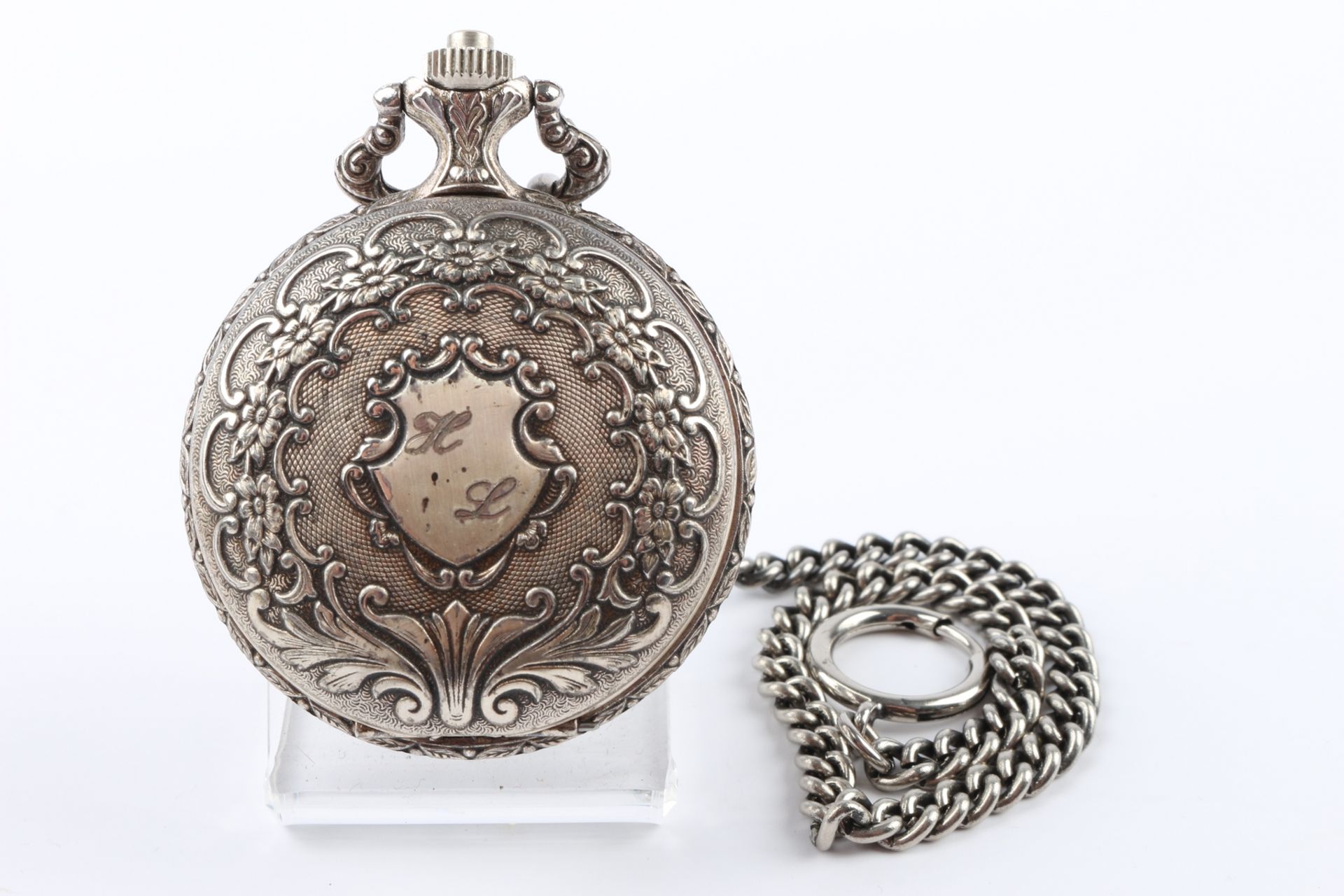 Jugendstil 2 Silber Taschenuhren, art nouveau silver pocket watches, - Image 3 of 9