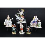 Konvolut von 6 Porzellanfiguren, collection of porcelain figures,