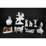 Konvolut von 10 Porzellanfiguren, collection of porcelain figures,