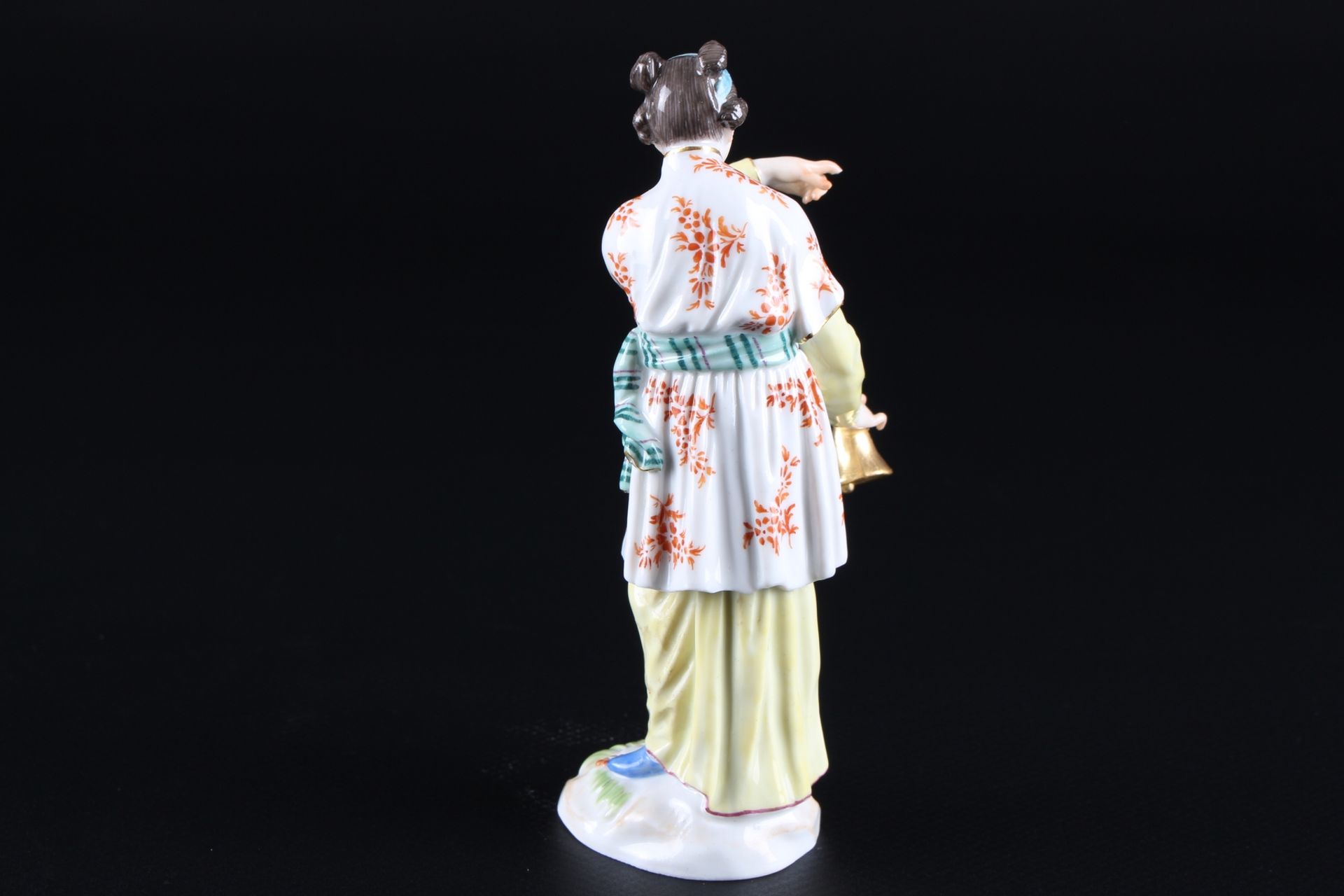 Meissen Fremde Völker Japanerin mit Klingel, japanese with bell, - Image 4 of 9