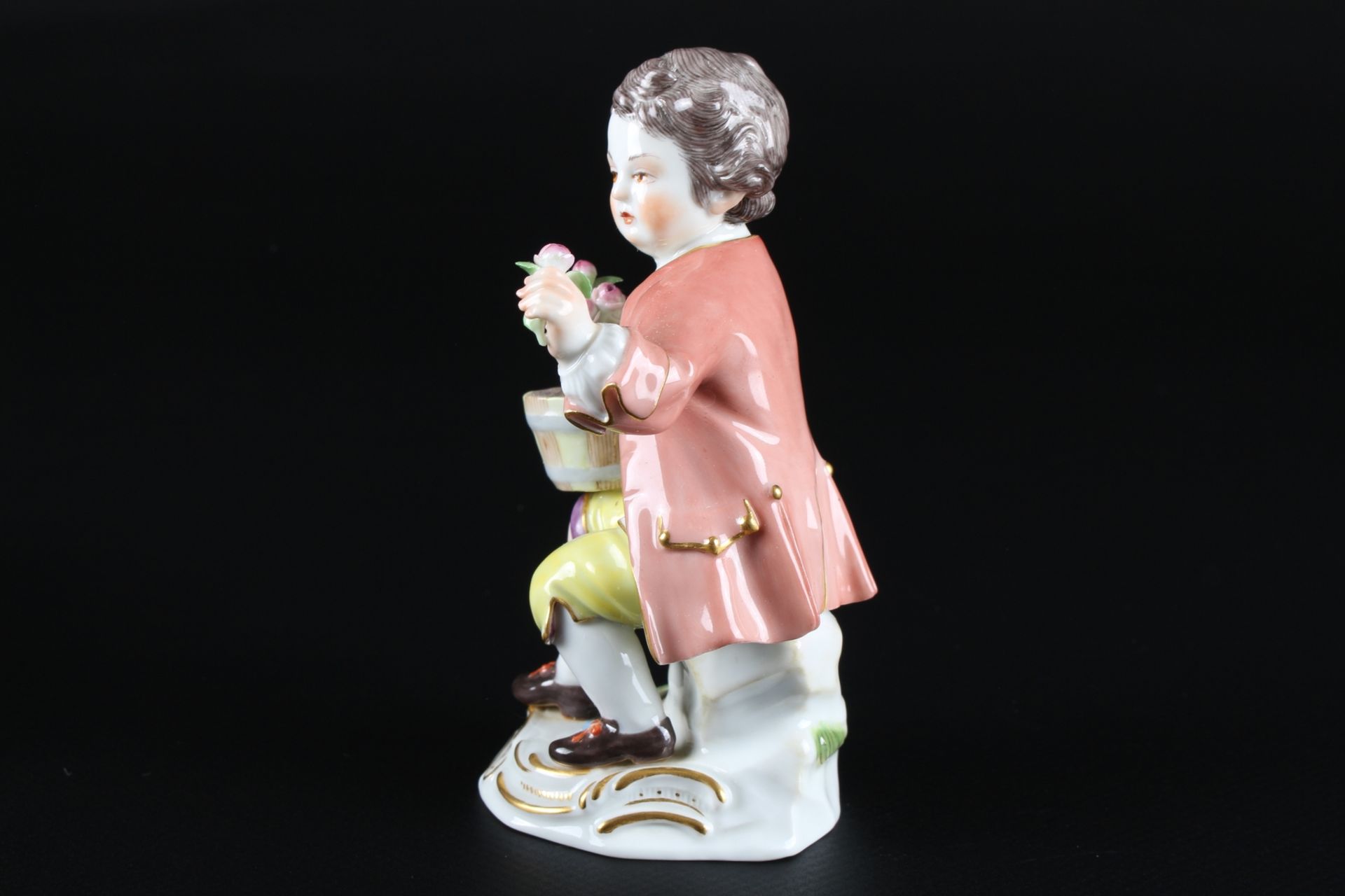 Meissen Gärtnerkind mit Blumentopf, gardeners child with cachepot, - Image 2 of 8