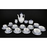 Royal Copenhagen Strohblume Kaffee / Tee Restservice, coffee / tea porcelain,