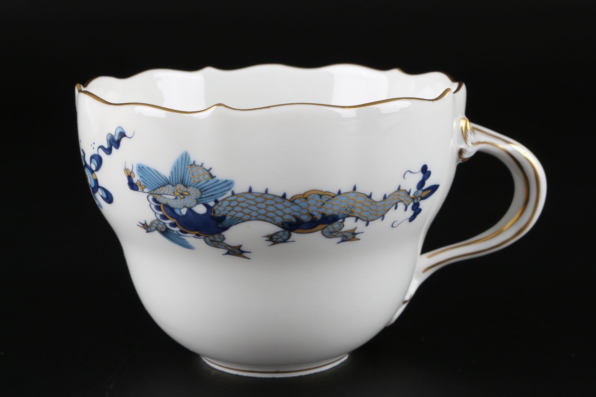 Meissen Blauer Reicher Hofdrache Kaffeeservice für 10 Personen, coffee service for 10 pers., - Image 3 of 9