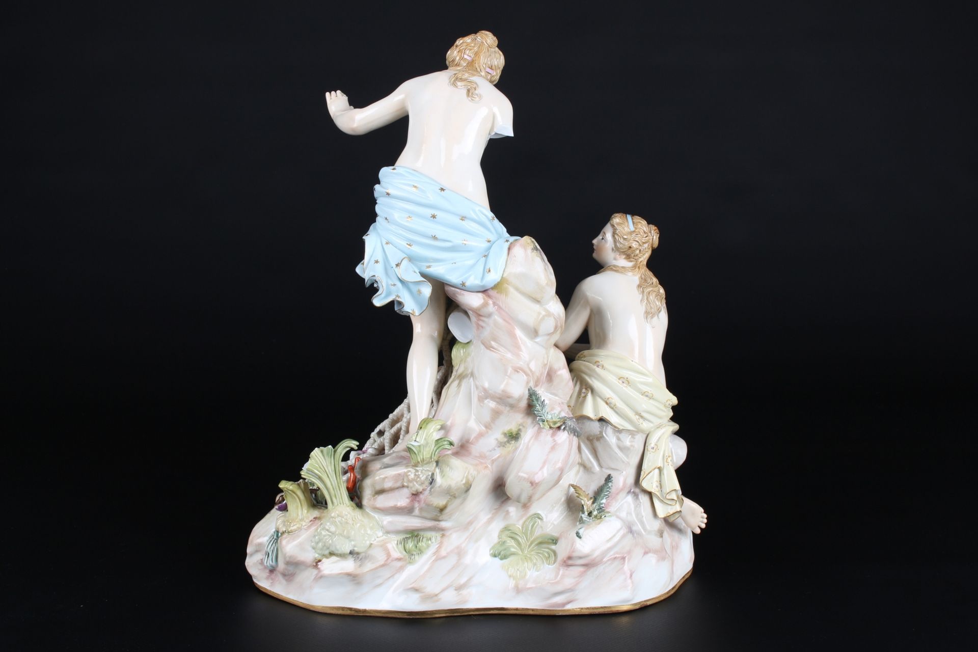 Meissen Allegorien Figurengruppe Tritonenfang, figure group capture of the tritons, - Image 3 of 9