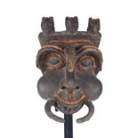 Mistkäfermaske, Bamileke Kamerun, african tribal cult mask,