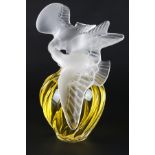 Riesiger Lalique Schaustück Nina Ricci L'Air du Temps Parfumflasche, huge parfume flacon,