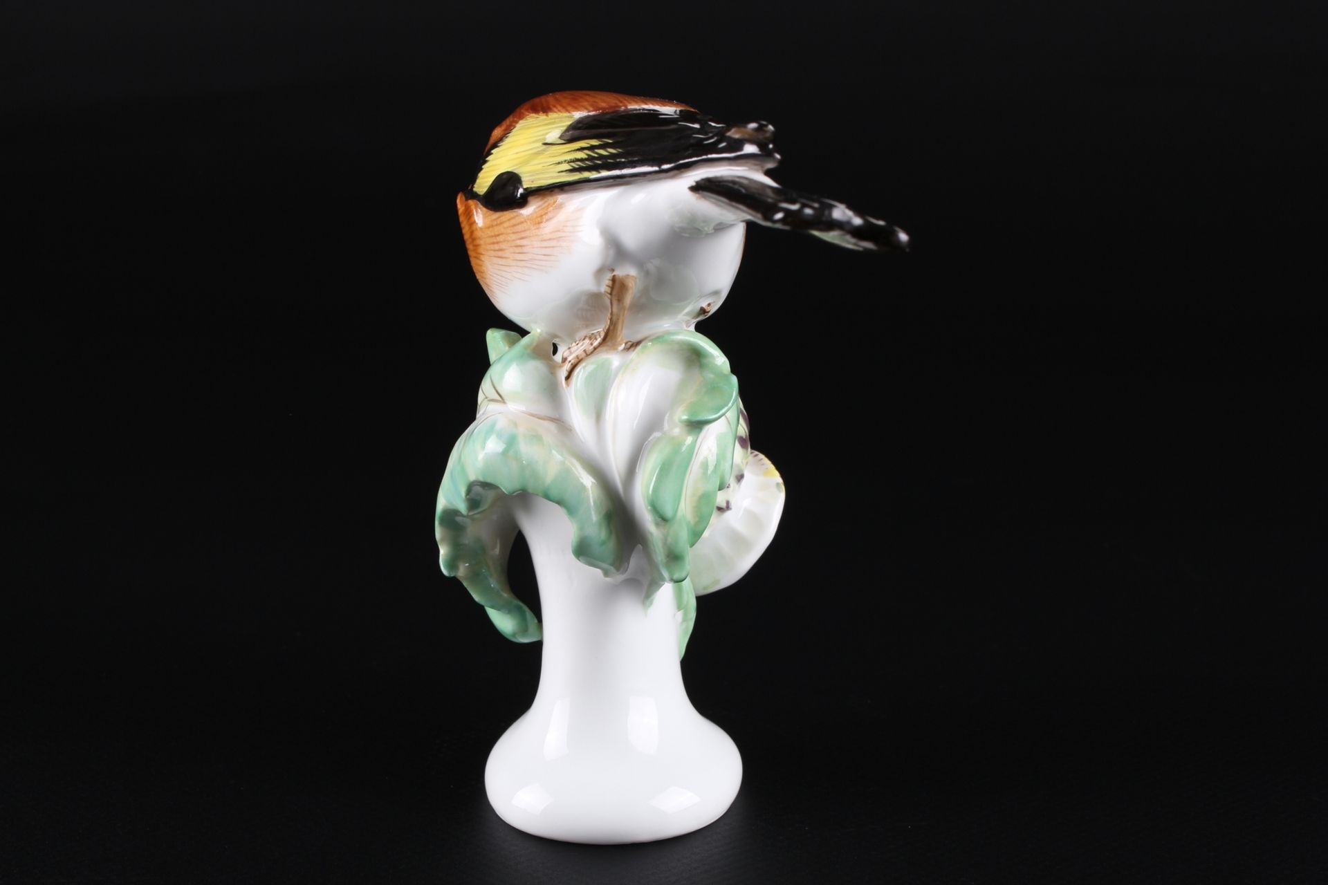 Meissen Distelfink / Stieglitz, porcelain bird goldfinch, - Image 5 of 8